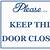please keep door closed sign printable free