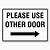 please use other door sign with arrow printable