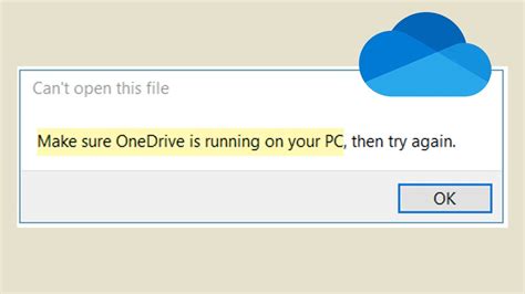 please make sure onedrive is running