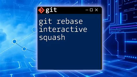 Please Squash Your Commits Using Rebase