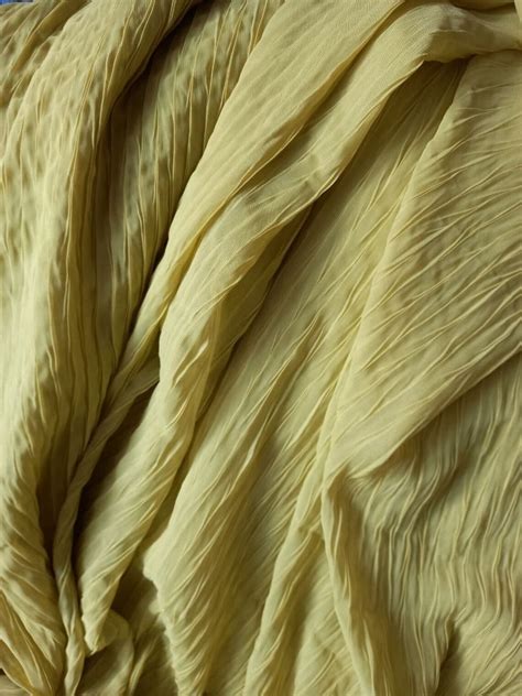 pleated chiffon material