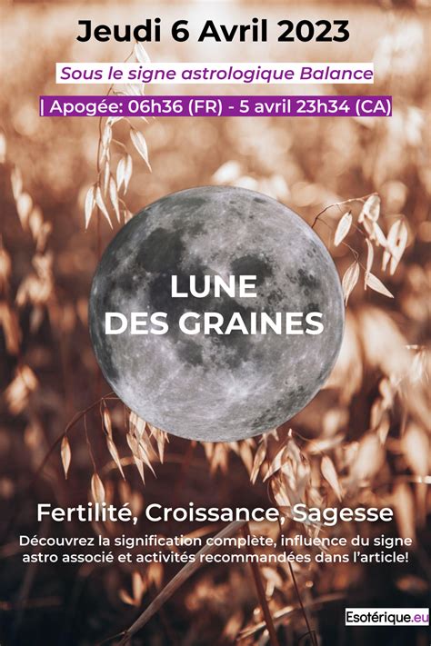 pleine lune avril 2023 signification