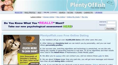 plenty of fish official website