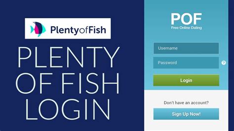 plenty of fish online login