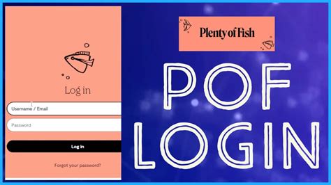 plenty of fish sign in page username