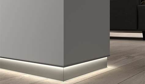 Plinthe en aluminium avec LED NOVORODAPIE® ECLIPSE By EMAC