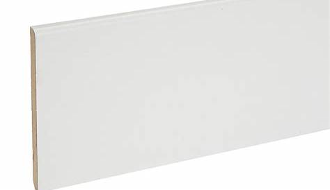 Plinthe MDF Blanc GoodHome 220 x 6 cm Décor 10 Castorama