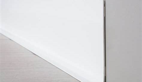 Plinthe Pvc Blanche Leroy Merlin PVC Cachefil Blanc, 12 X 60 Mm, L.2.5 M
