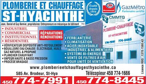Plomberie Et Chauffage St Hyacinthe Accueil