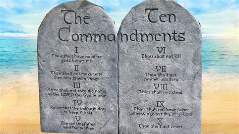 plot of the 10 commandments