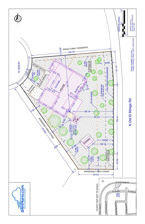 Map of Plots Four Marks Allotment Association