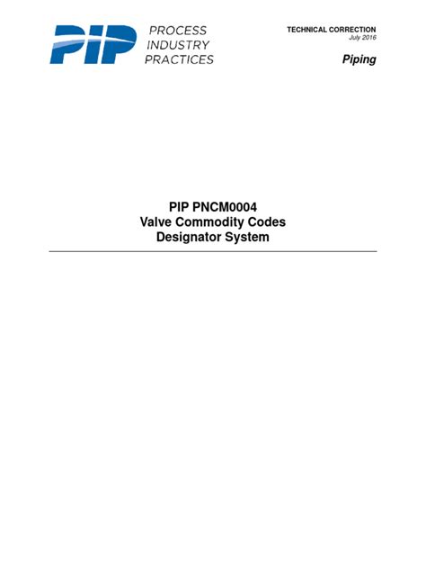 Plug Valve Commodity Code