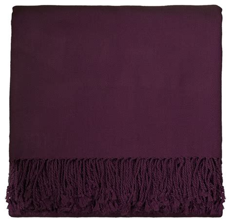Plum Throw Blankets