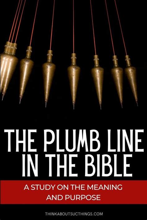 Plumb Line Reference In Bible