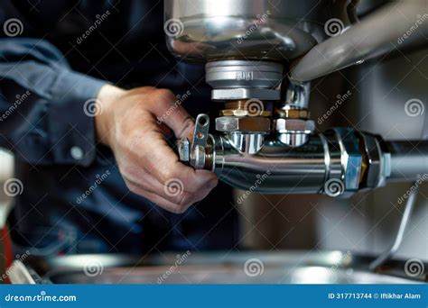 Plumber Fixing Leaky Pipe