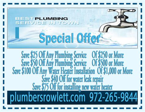 plumbers rowlett texas