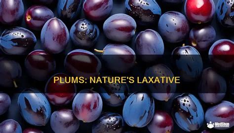 Plums Laxative Effect