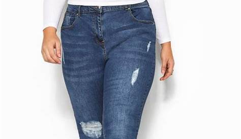Plus Size Boyfriend Jeans | Boyfriend jeans, Plus size skinny jeans