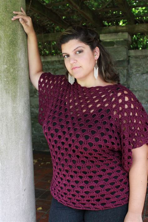 Ravelry [Plus Size] Pacific Pullover by Danyel Pink Crochet clothes