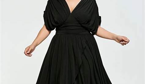 Women’s plus size cocktail and evening dresses trends Autumn-Winter
