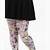 plus size printed tights