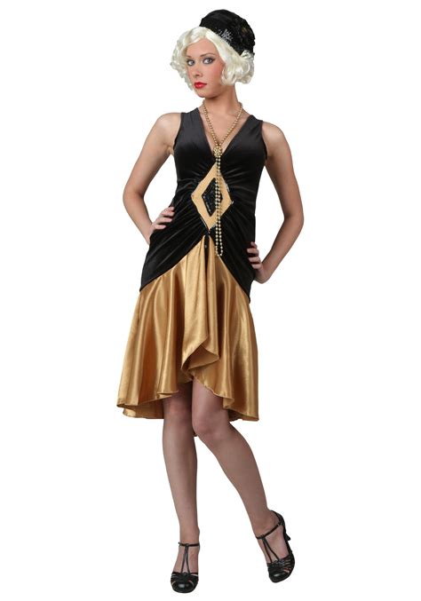 Fashion Flapper Adult Plus Size Costume Roaring 20's eBay