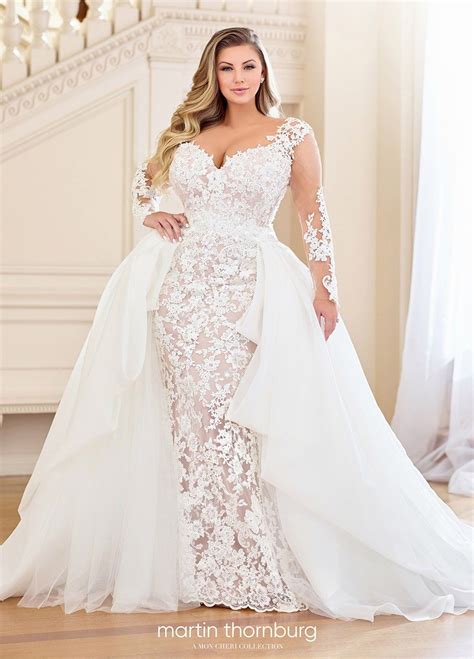 Plus Size Wedding Dresses With Long Trains