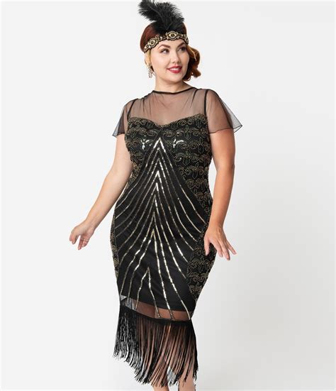plus size 20s dresses