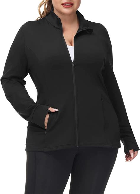 plus size athletic jackets