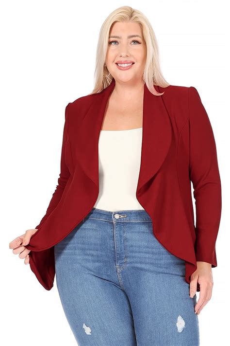 plus size blazer jacket