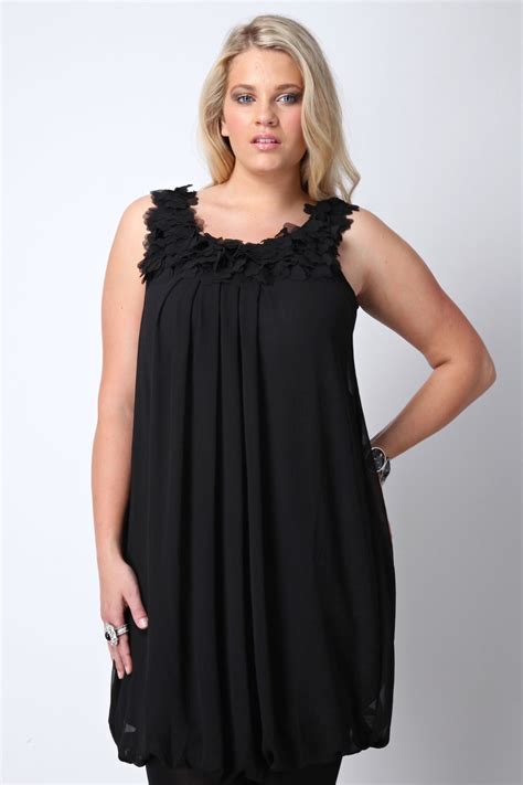 plus size bubble hem dress