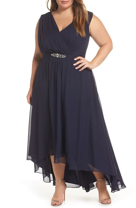 plus size chiffon dresses