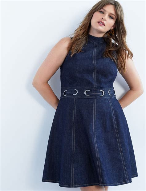 plus size denim dresses