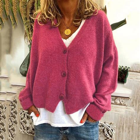 Plus Size Fleece Cardigan Jacket