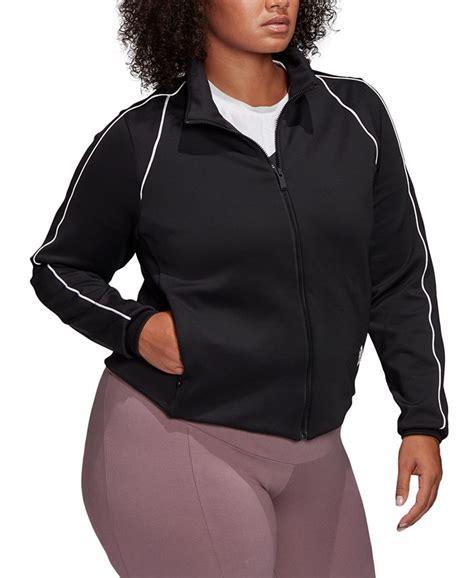 plus size track jacket