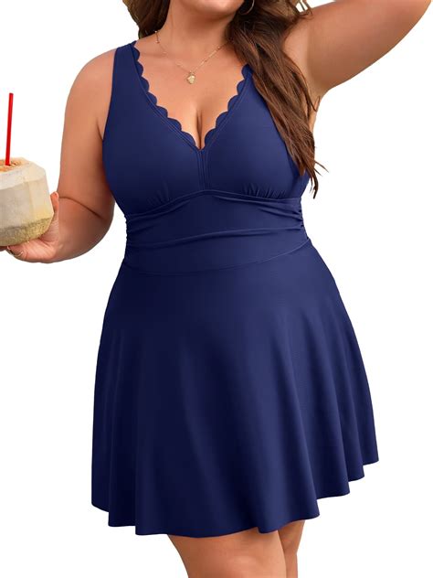 plus size tummy control bathing suits