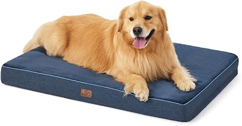 Plush Memory Foam Dog Bed