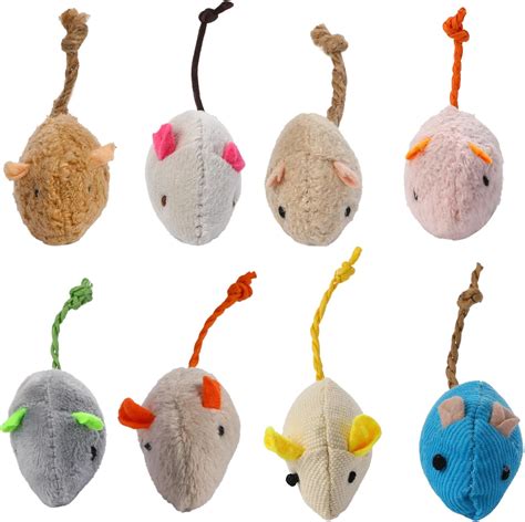 Plush Mice Catnip Toys