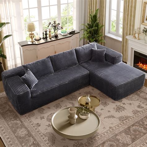 Plush Sofas With Chaise