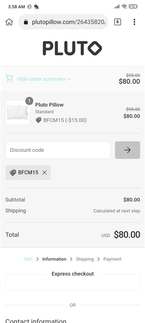 Pluto Pillow Code
