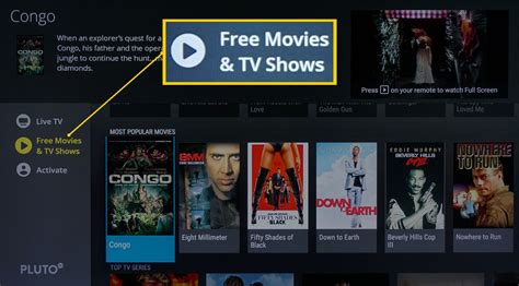 pluto tv free movies on youtube