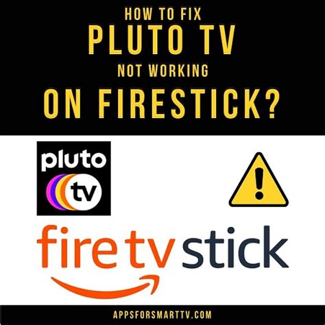 pluto tv not working on firestick