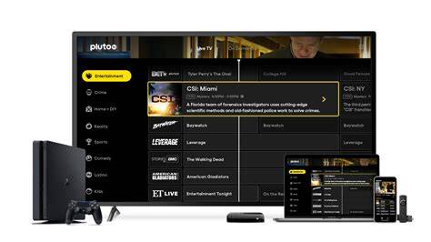 Pluto TV website