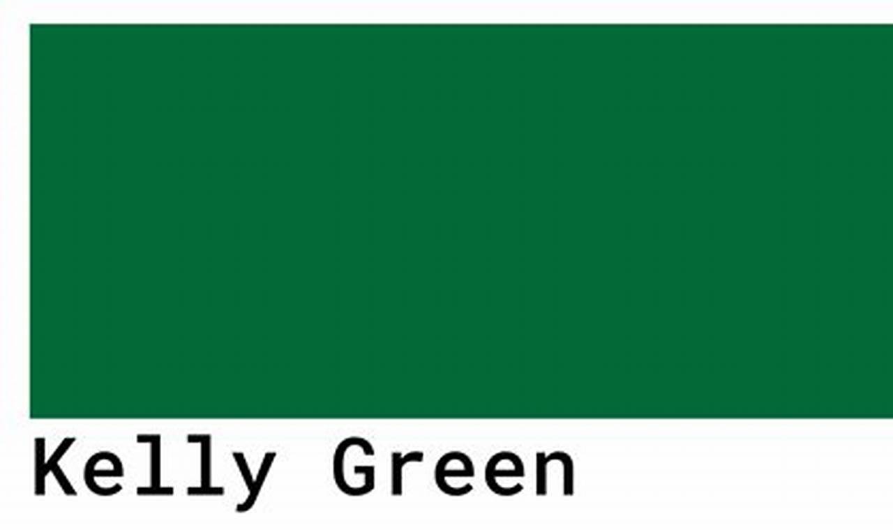 PMS Color for Kelly Green