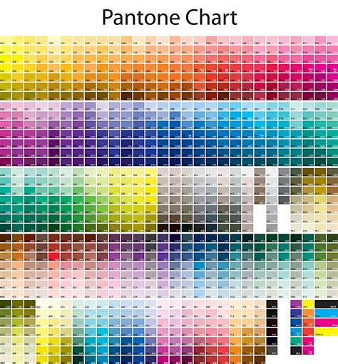 PMS or Spot Colour printing guide. Used for corporate identity or large