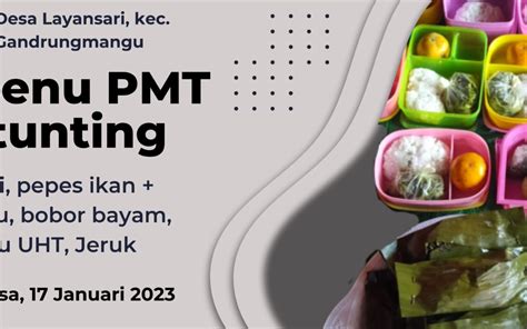 Pembagian PMT Balita pada Posyandu seDesa Sidomulyo Website Desa