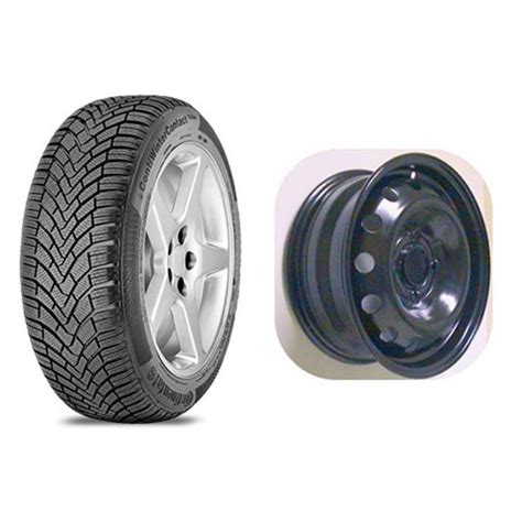 Pack Jante tôle + Pneu hiver Continental WinterContact TS860 165/65R14 79T Feu Vert