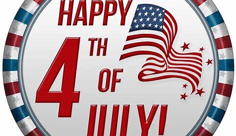 Transparent Background Happy 4Th Of July Clipart : independence day