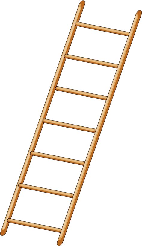 Ladder clipart line art, Ladder line art Transparent FREE