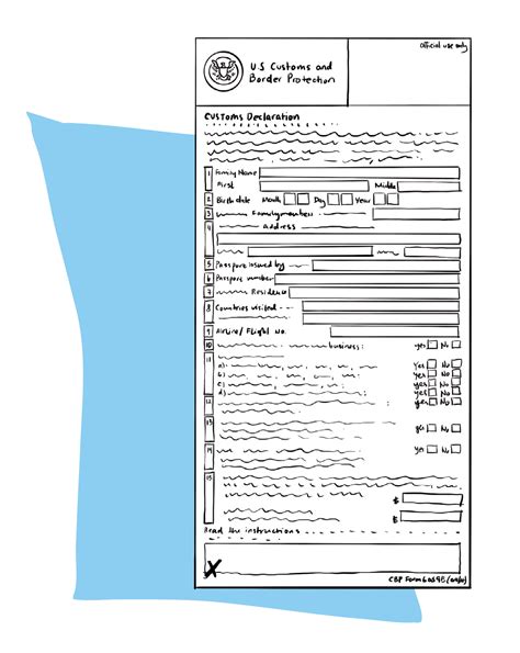 png customs declaration form